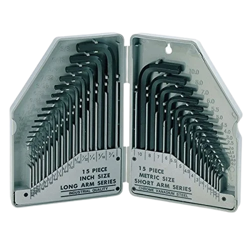 30Pcs Metric & Inch Combination Hex Key Set – 8PK-027 ( PROSKIT )