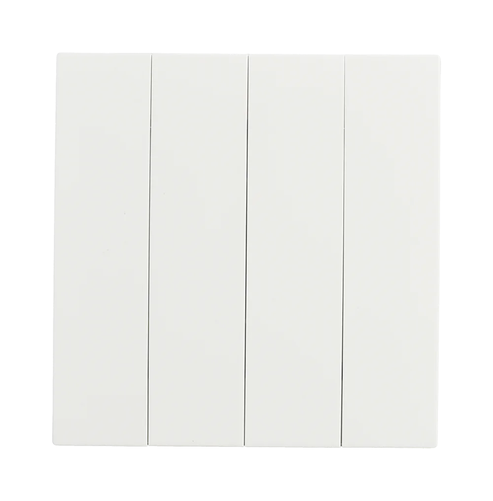 VIRAGO 4Gang 1Way Switch White
