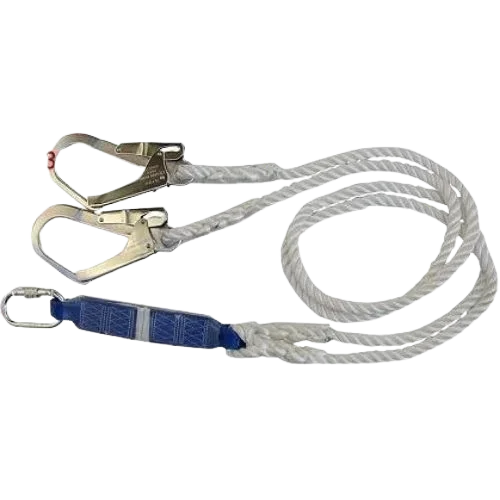 Single-Rope & Double-Rope Fall Arrest Safety Lanyard with Shock Absorber – EF-31/EF-32 ( ADELA )