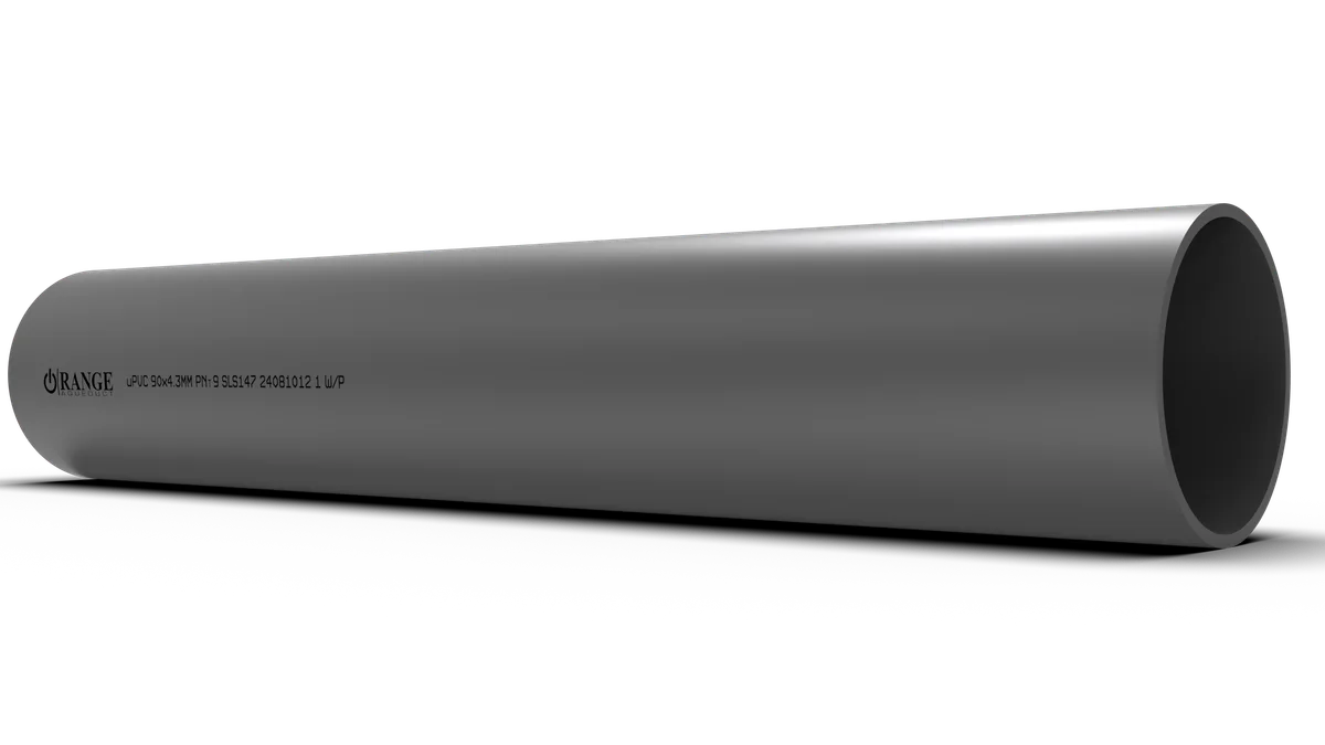 90mm / 3" uPVC Pressure Pipe PNT9 PE