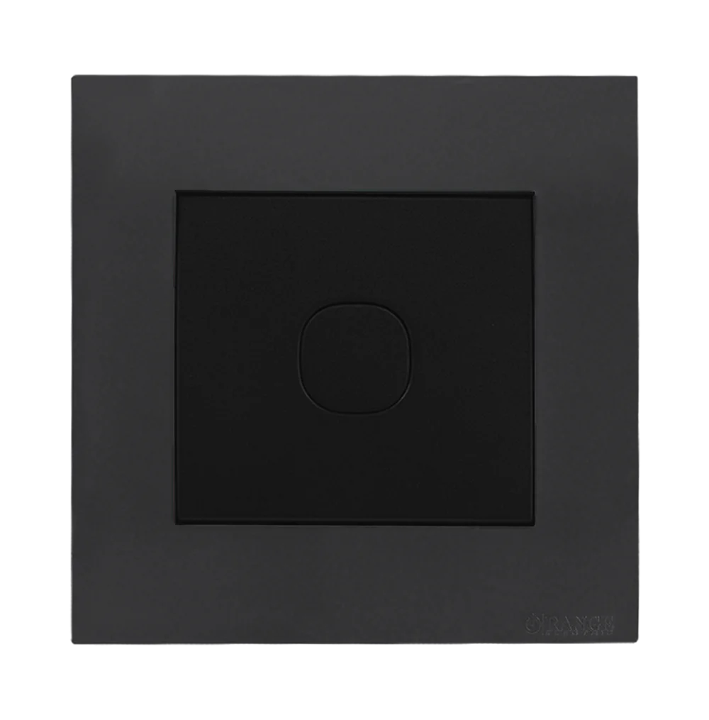 AKOYA Blank Plate with Removable Plug B/Matte with GM/Matte Surround