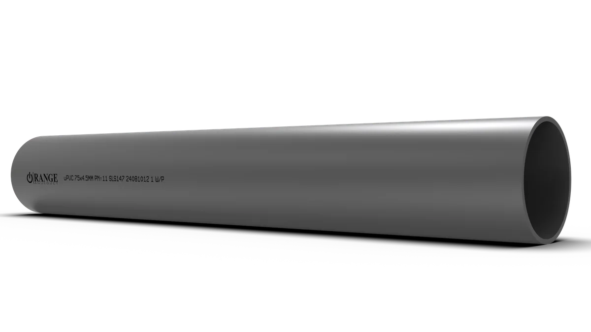 75mm / 1 1/2" uPVC Pressure Pipe PNT11 PE