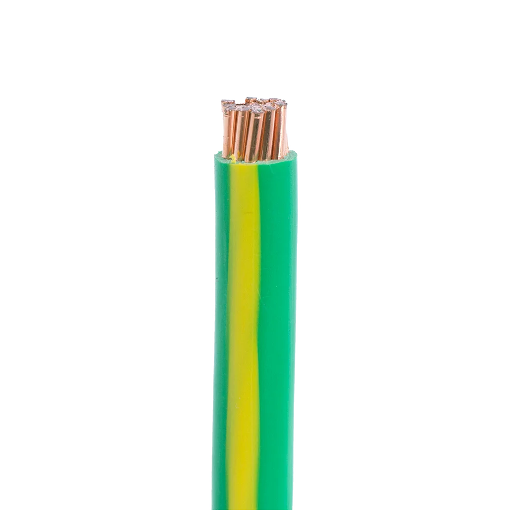 19/1.35mm Cu/PVC Earth (25mm2) Earth Cable Green