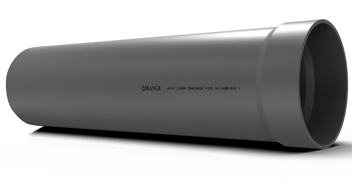 110mm / 4" uPVC Drainage Pipe SS