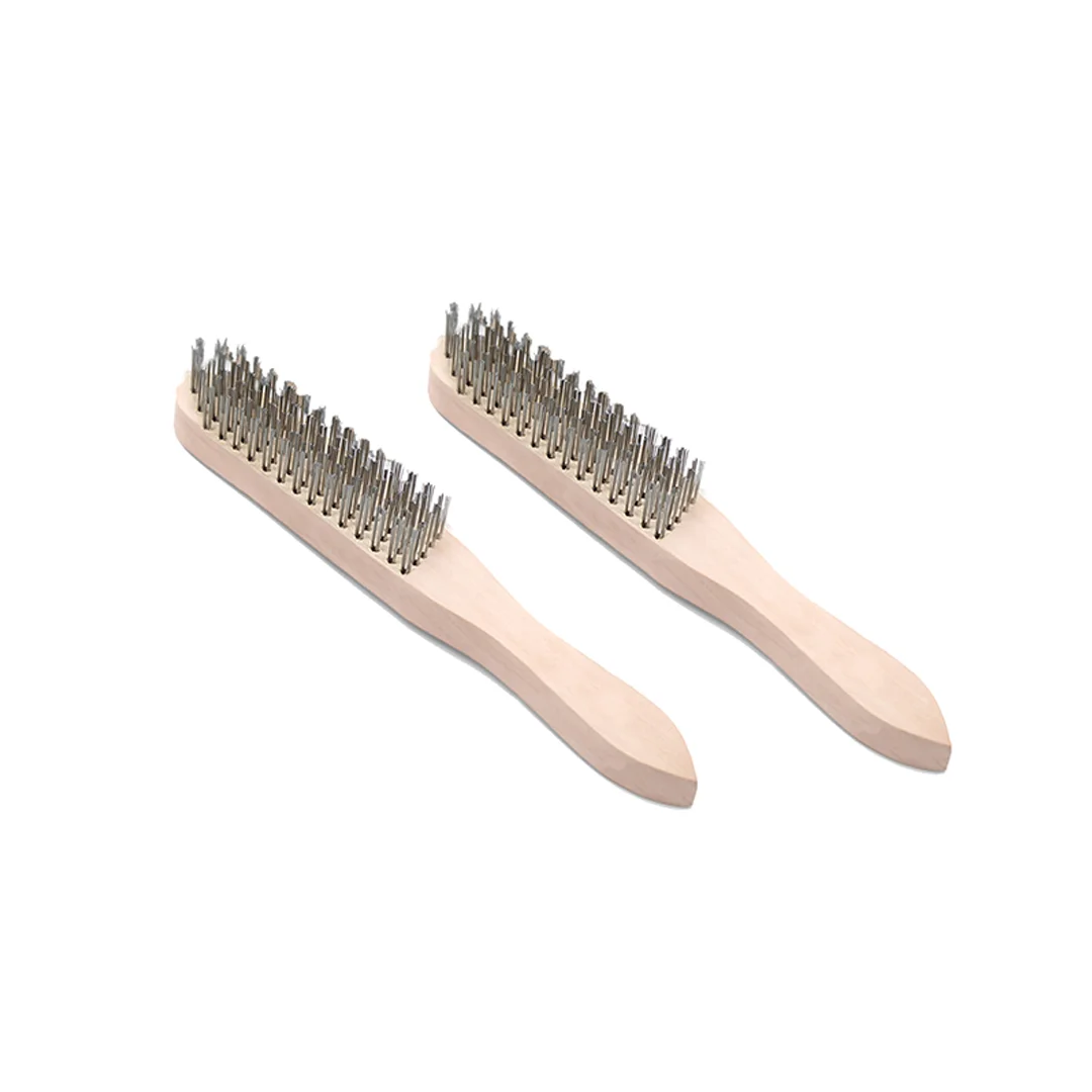 WIRE BRUSH VBW WOOD HANDLE 5 – 5 ROWS