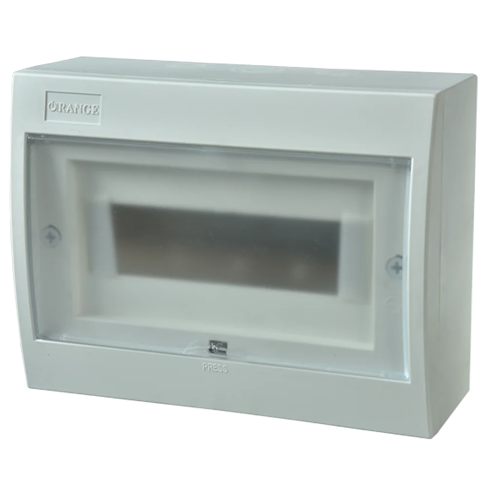 10Way Surface-Mounting Distribution Box 265x200x77mm (with Screw type Terminals) White